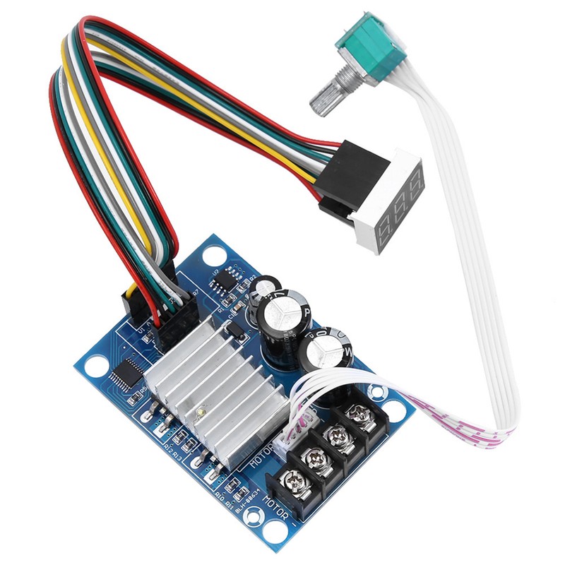 DC12-60V 20A PWM DC Brush Motor Speed Controller Adjustable Electric