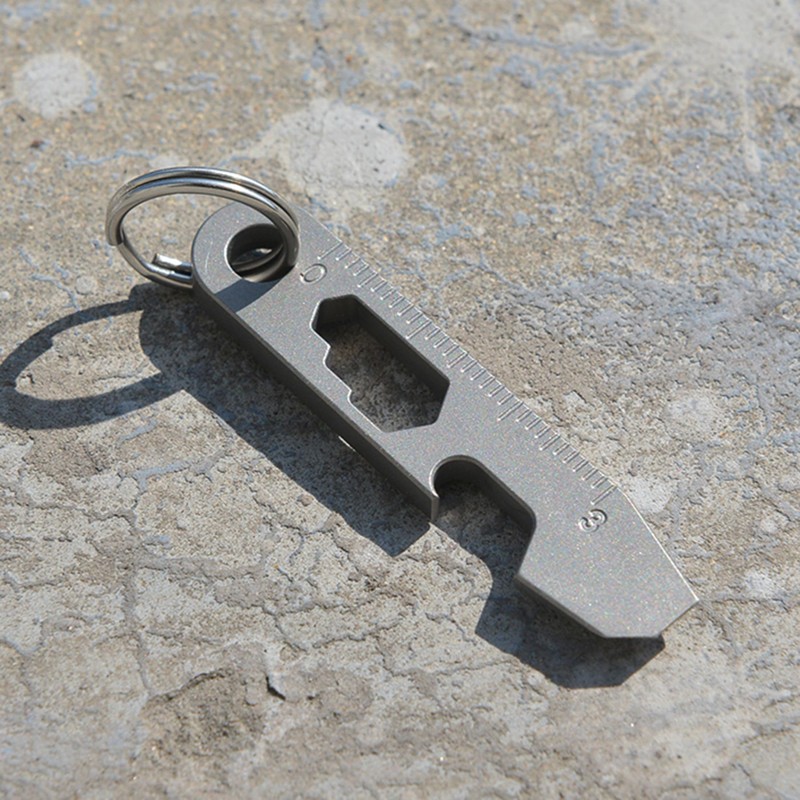 Hamans EDC Pry Bar Keychain Bottle Opener Multi Tool Small