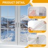 Window Plastic Insulation Kit, Window Insulation Covering Film (59"*59")