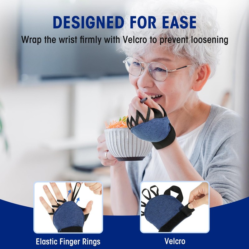 Zipcase Medium Size Weighted Gloves for Tremors to Provide Hand