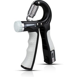 Ultimate Grip Strengthener - Premium Adjustable Resistance Hand Grips (10-60 Kg) for Enhanced Forearm & Hand Strength Training, Non-Slip Ergonomic, 2 Pk for Comprehensive Grip Improvement