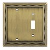 Henne Bery Sunken Pearls Heavy Duty Decorative Wall Plate Switch