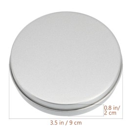 HOLIDYOYO 10pcs Korean Sugar Candy Making Tool Sugar Game Tin Candy Tins Round Making Box Cookie Cutters Tin Box for Christmas Party Favors