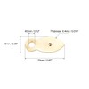 sourcing map Frame Turn Button, 7/8" Metal Flat with Screws