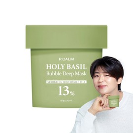 Picam Holy Basil Bubble Deep Mask 90g, 1 pack, 1 piece / 피캄 홀리바질 버블 딥 마스크 90g, 1개입, 1개