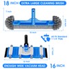 TidyMister 3-in-1 Pool Cleaning Kit Full Set - 18in Rounded