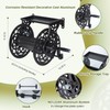 Metal Decorative Garden Hose Reel, Heavy Duty Hose Holder for