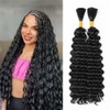 18Inch Deep Wave Bulk hair for Braid No Weft Deep