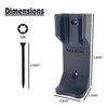 Makita Wall Mount for 18V Leaf Blower | XBU03Z Compatible