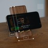 Smartphone Stand, Wooden, Compact Size, Convenient to Carry (Simple Specification)