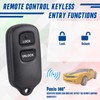 Key Fob Keyless Entry Remote Compatible with Toyota Tundra丨 Highlander丨