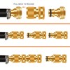 FRQNTKPA Garden Hose Quick Connector, No-Leak 3/4 Inch GHT Thread