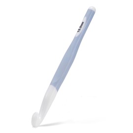 Gancho de ganchillo grande de 15 mm, aguja ergonómica de ganchillo para manos artríticas, ganchos de ganchillo con mango de goma extra largo para tejer suéteres, chales y alfombras