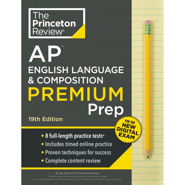 Princeton Review AP English Language & Composition Premium Prep, 19th