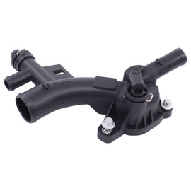 HouYeen Thermostat Housing Water Outlet and Engine Radiator Coolant Hose w/Sensor for Vau-xhall O-pel Astra 2009-2019