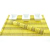 Bamboo Placemats, Pack Of 6 Handmade Wooden Table Mats, Eco