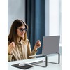 SOUNDANCE Laptop Stand for Desk, Metal Computer Riser, Heavy Stable