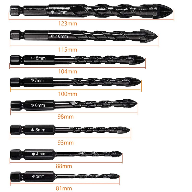 GOOMAND Glass Drill Bit, Tile, Drill Bit, For Drilling Carbide