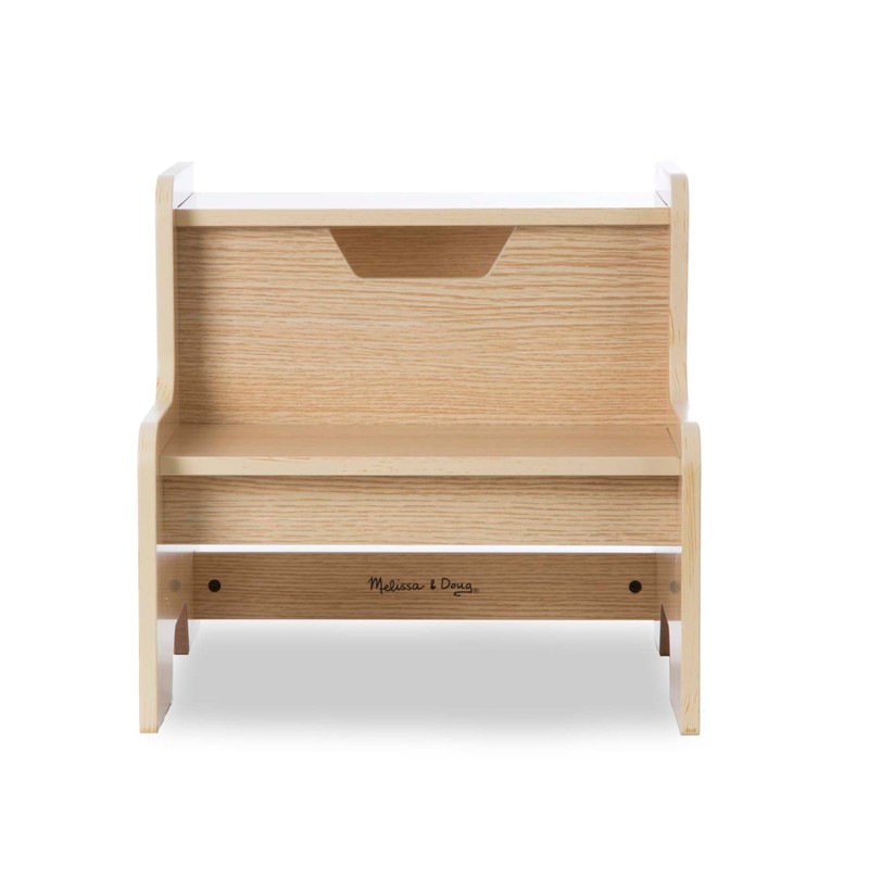 Melissa & Doug Kids Wooden Step Stool - Light Natural