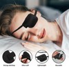 2 Pieces 3D Eye Masks, Adult Adjustable Medical Eye Masks,