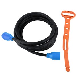 SCITOO 30AMP 20Feet RV Extension Cord,Heavy Duty 4,STW 10AWG/3C gauge wires RV Power Cord for RVs, Generators, Campers, ETL/CETL Listed