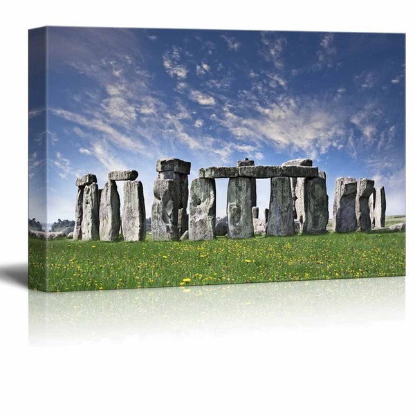 Canvas Prints Wall Art - Beautiful Scenery/Landscape Mysterious Stonehenge in