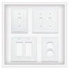 Franklin Brass W35060-PW-C Classic Beaded Single Decorator Wall Plates, White
