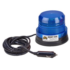 Wolo (3305-B) Bright Star Emergency Warning Strobe Light - Blue Lens