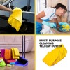 HOUSEGADS Jumbo Yellow Duster 100% Cotton Cleaning Cloth Premium Quality