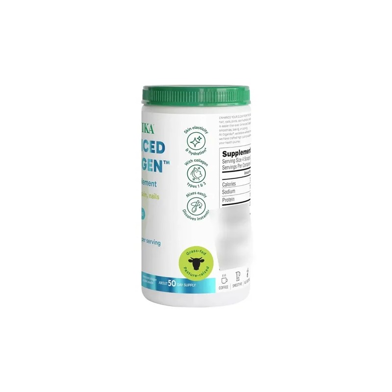 Organika Colágeno Hidrolizado Péptidos 1kg Sin Sabor
