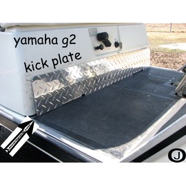 Fits Yamahaa G2 or G9 Golf Cart Diamond Plate Aluminum Kick Plate