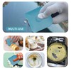 Pack of 5 Blue Pan Scrapers, Anti-Scratch Nylon Scraper for