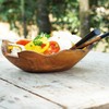 Rico & Plato Umbria Teak Salad/Fruit Bowl | 11 5/8"