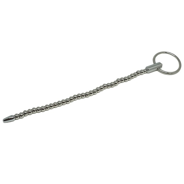 Praxia Urethra Plug, Urethra Puzy, Urethra Beads, Bead Connection, 0.2 inches (6 mm), Total Length 10.6 inches (27 cm), Eye Mask and Cleaning Cloth Included