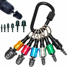 12PCS Swage HVAC Tools, Refrigeration Copper Swaging Tube with Holder, Air Conditioner Copper Pipe Expander Set with 1/4'', 3/8'', 1/2'', 5/8'', 3/4'', 7/8'' Bits