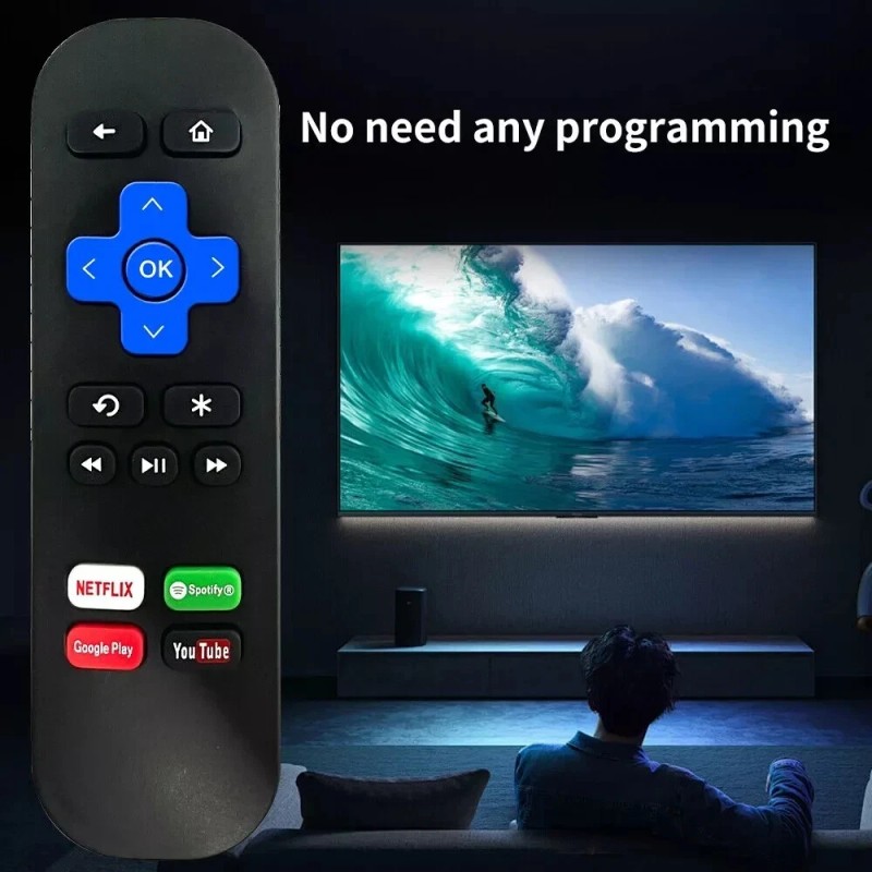 For Roku 2pack Remote Control Replacement for All Roku TV