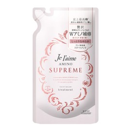 Kose Je L'aime Amino Supreme Treatment (Velvet Merrow), Moisturizing, Smooth, Refill, 11.8 fl oz (350 ml), Rose & Jasmine Scent, Refill