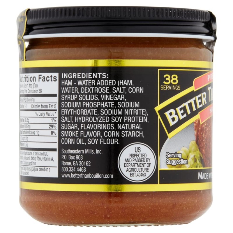 Better Than Bouillon Premium Ham Base, Made with Seasoned Ham,