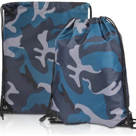 Cirteklynx Drawstring Backpack Camo Gym String Bags Large Draw String Back Bag Water-Resistant Cinch Sackpack for Sports (CAMO3)