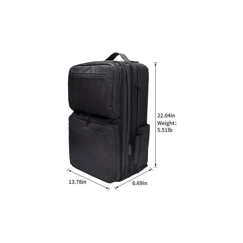 Mochila De Maquillaje Multifuncional Con Bandeja Y Divisores