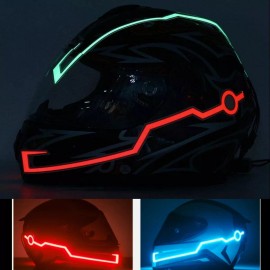 Dolores 4 En 1 Accesorios Casco Led Decorativas Moto Luminoso Neon