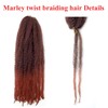 Marley Twist BraidIng Hair, Cuban Twist, 18 In,8 Packs,1B/350