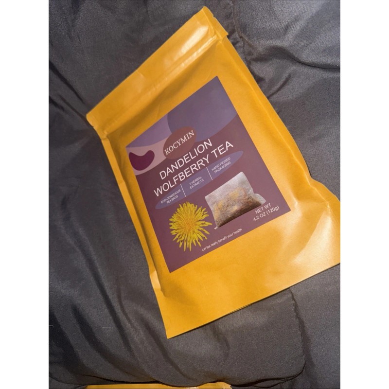 WindLit Organic Dandelion Root Wolfberry Tea - Kidneys, Detox Health