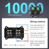 Waterproof On Off Toggle Switch Double Switch with Green Light