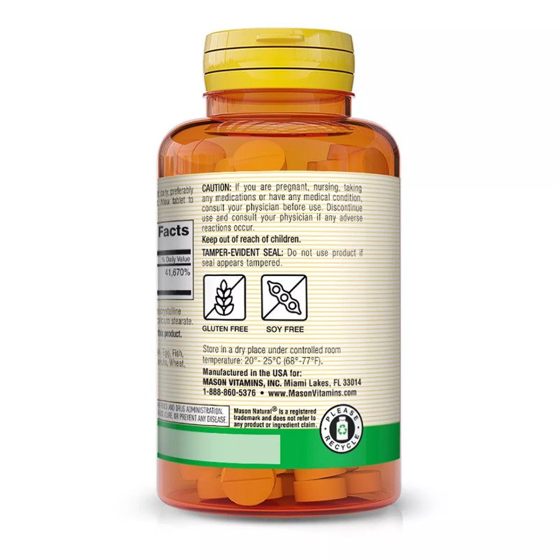 Mason Natural Vitamin B12 1000 mcg w/ Calcium Ext Release