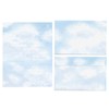 Furukawa Shikko LLL386 Today's Letter Set, Mino Washi, Blue Sky