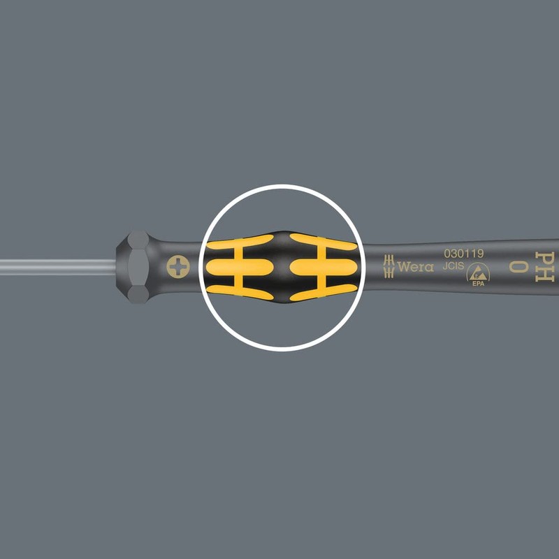 Wera 1578 A Kraftform Micro ESD Slotted Screwdriver, 0.35 x