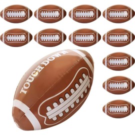 GiftExpress 12pc 16" Inflatable Footballs for Gameday and Party Favor, Sport Party Decorations, Super Fun Football Games Playbook - Playcall