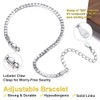 ChainsHouse 3 mm 5 mm Stainless Steel Anklet Women's Curb