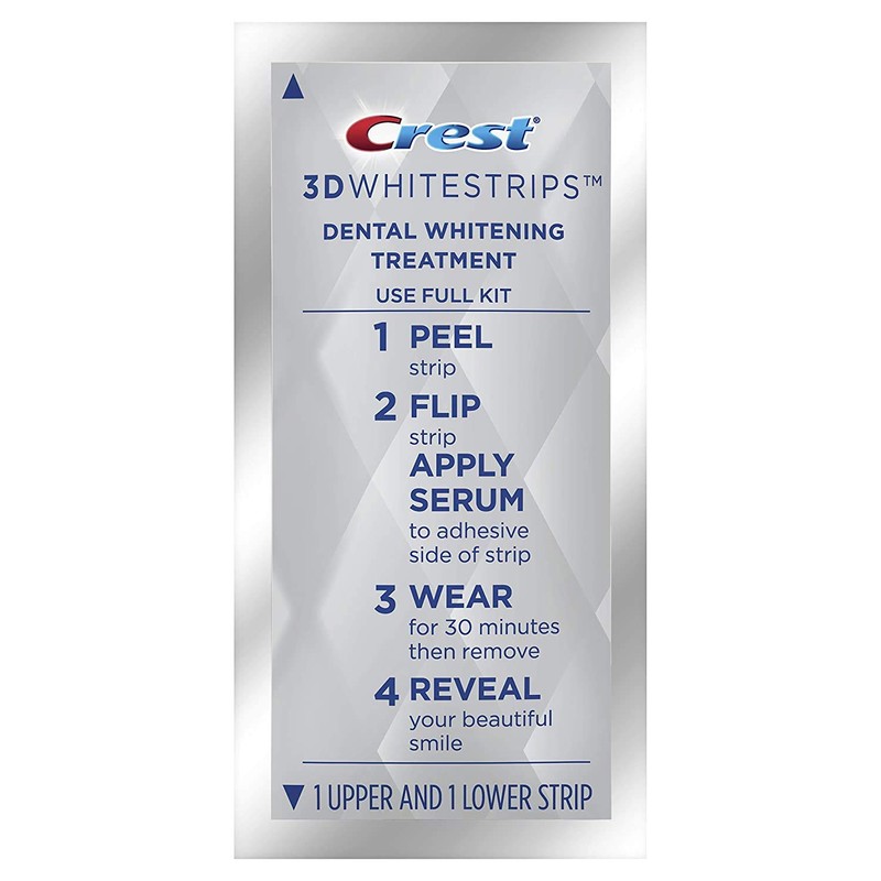 Crest 3D Whitestrips, Arctic Mint, Teeth Whitening Strip Kit with